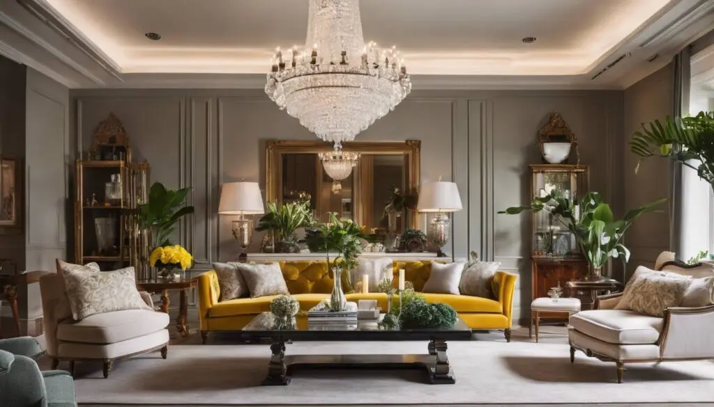 A lavish and sparkling clean living room.