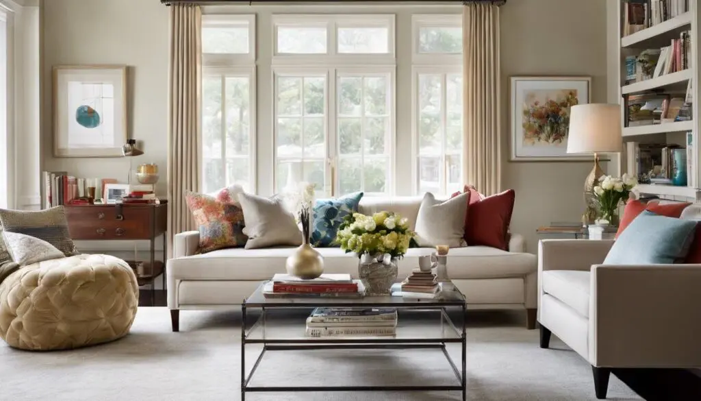 A neat and tidy living room