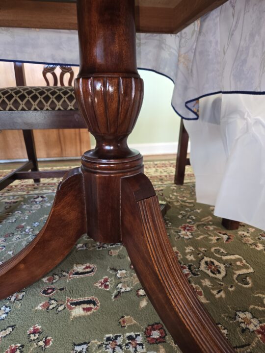 Under the table dusting  - After