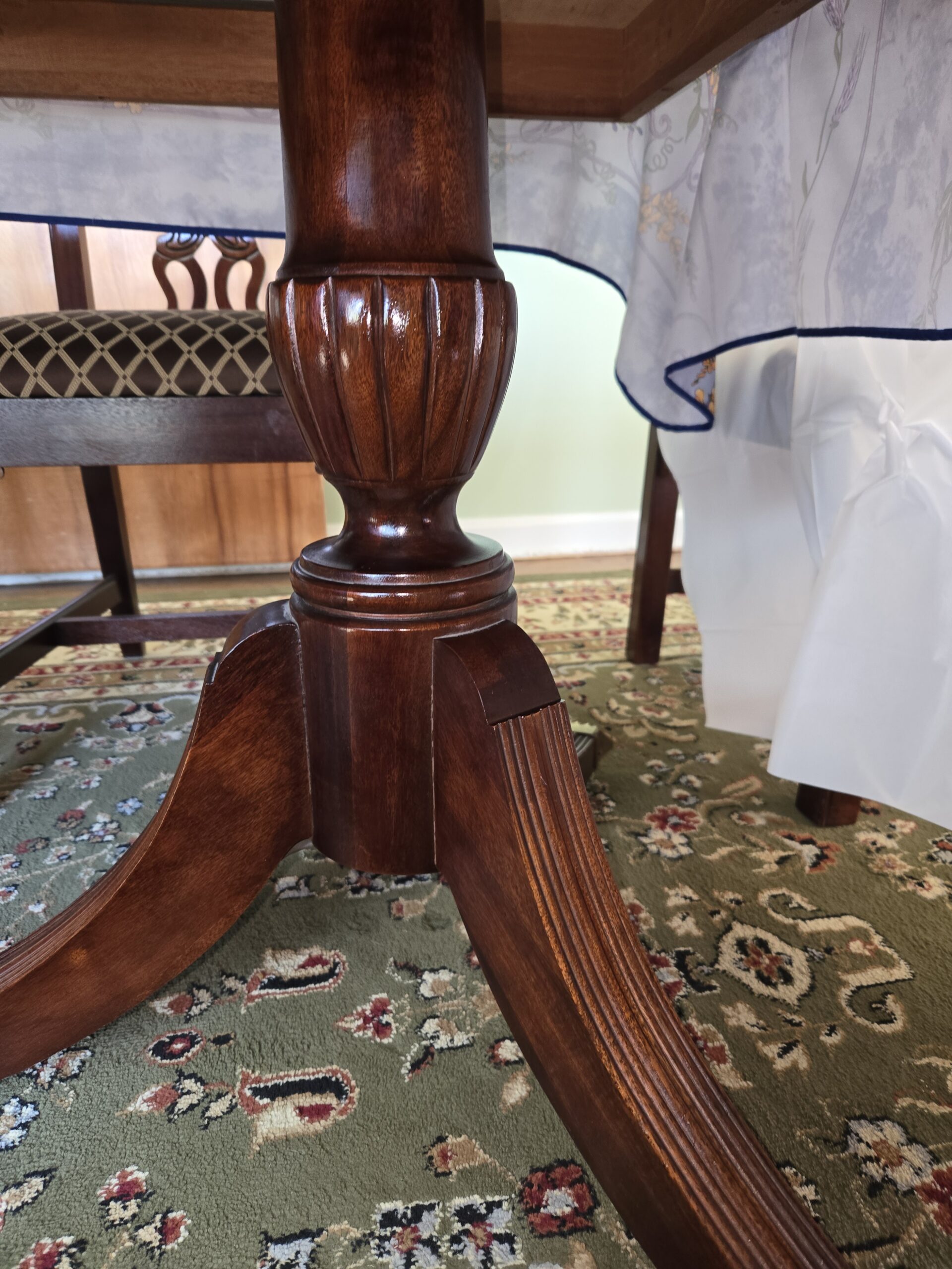 Under the table dusting  - After
