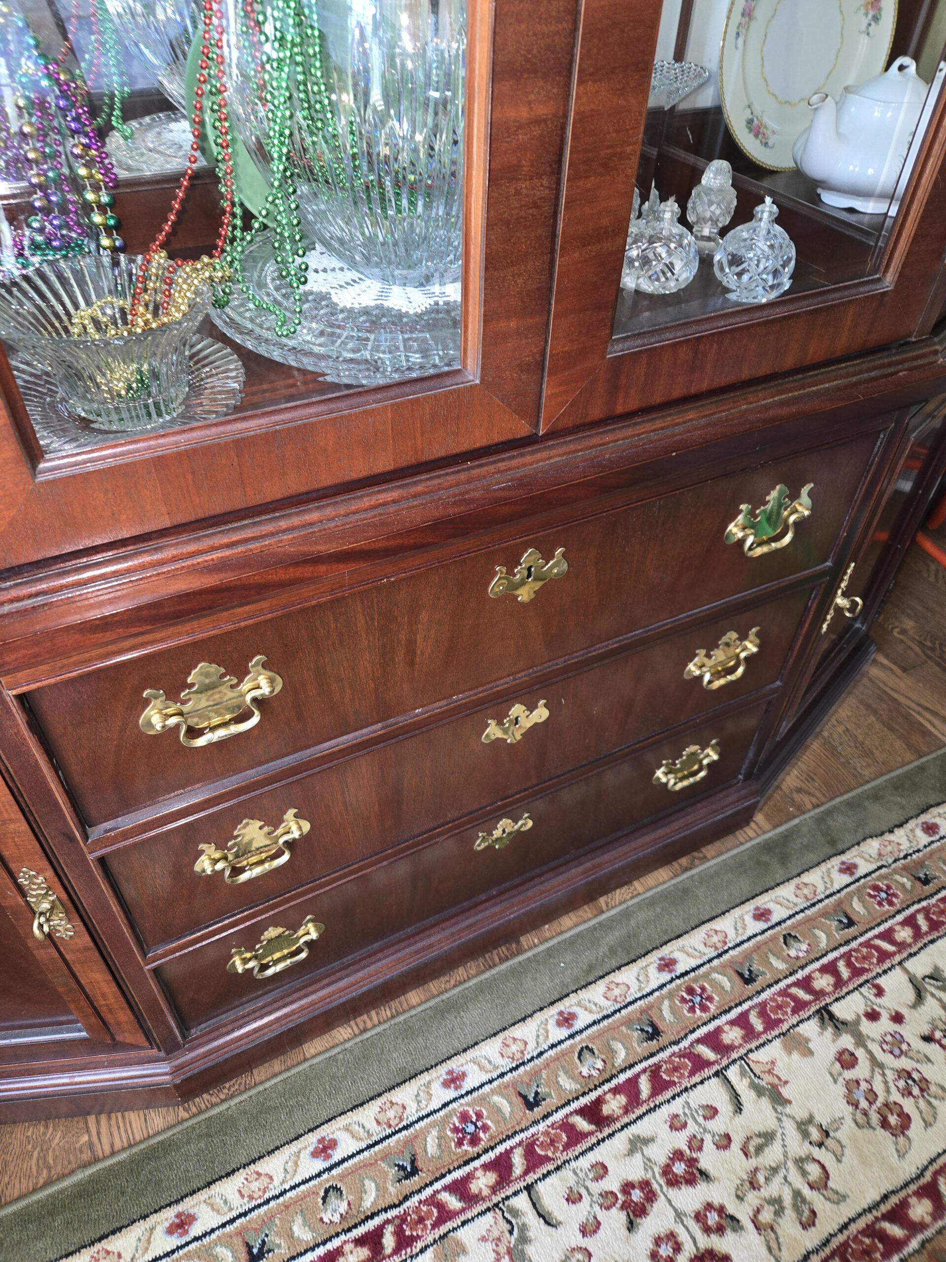 Cabinet Dusting - Before