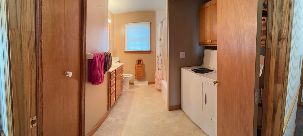 Bathroom/Laundry Room Combo - Before