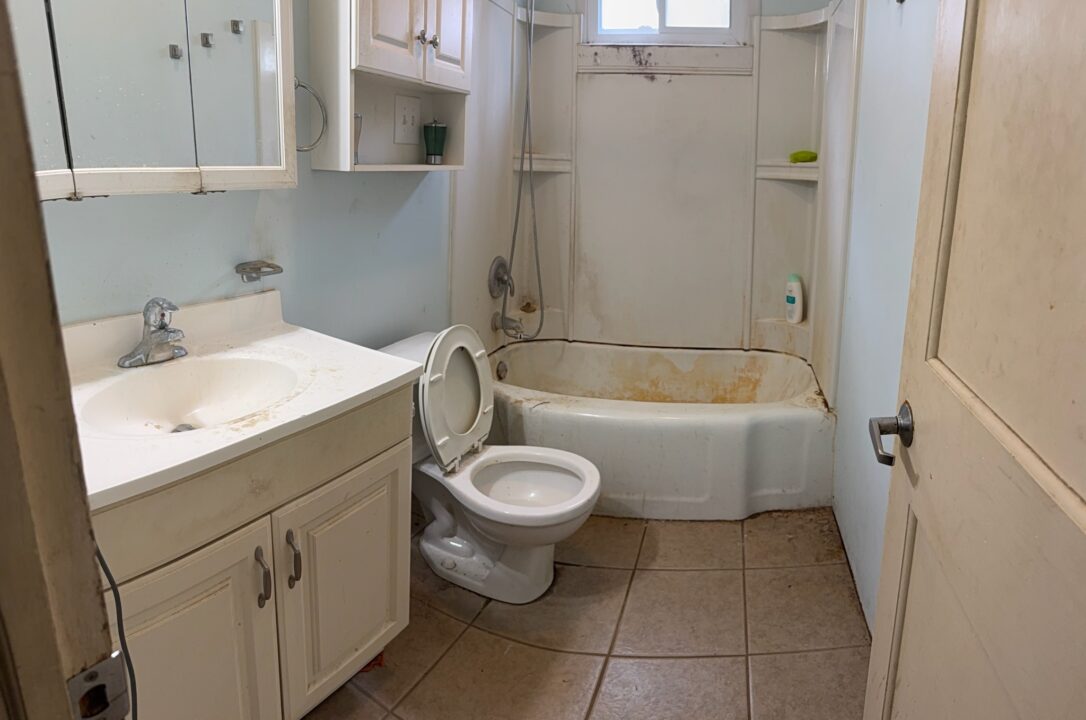 Zoomed out bathroom picture - Before