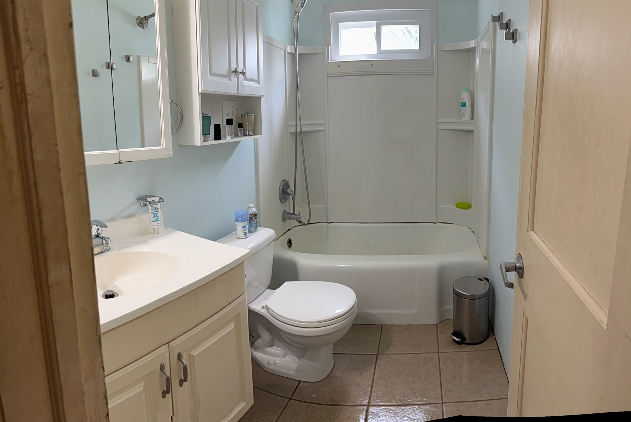 Zoomed out bathroom picture - After