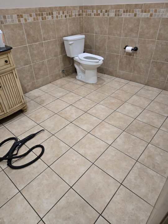 Commercial Grout Job - Before