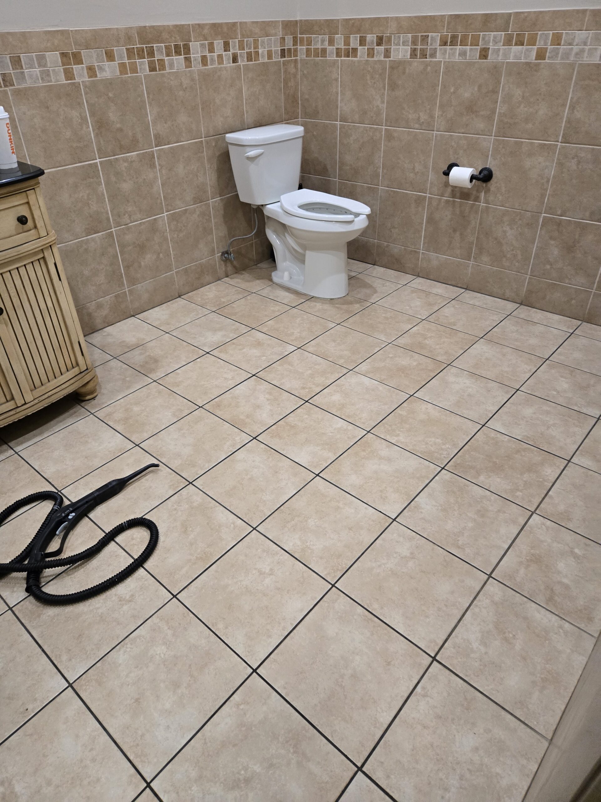 Commercial Grout Job - Before