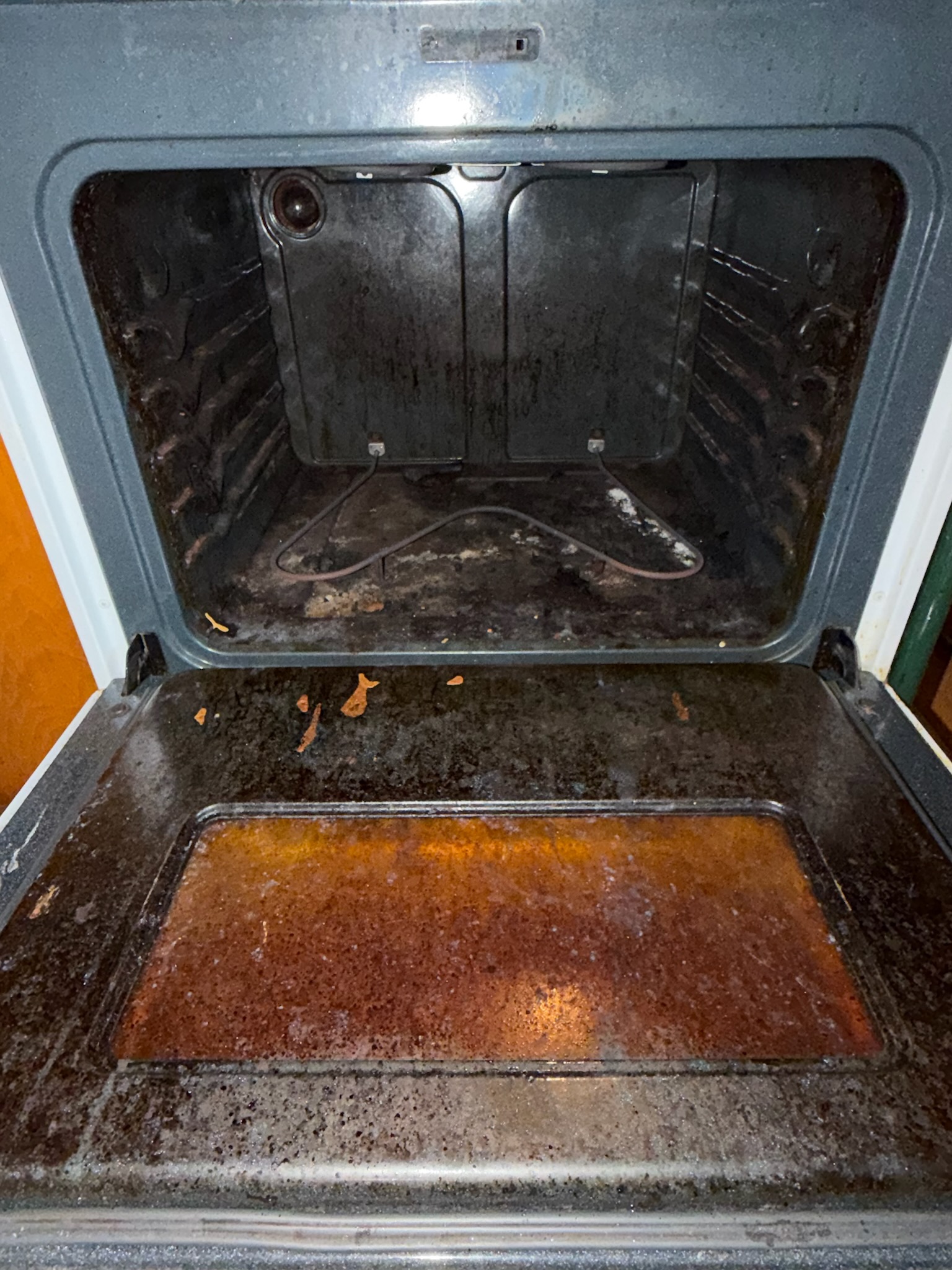 Inside Oven - Before