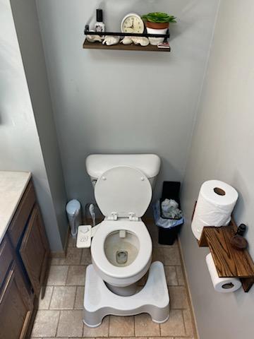 Bathroom #1 Toilet - Before