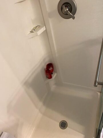 Bathroom #1 Shower - Before
