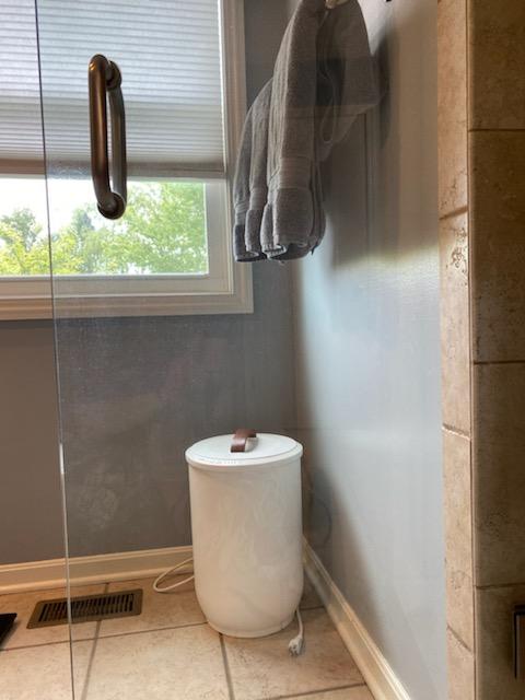Bathroom #3 Glass shower Door - After