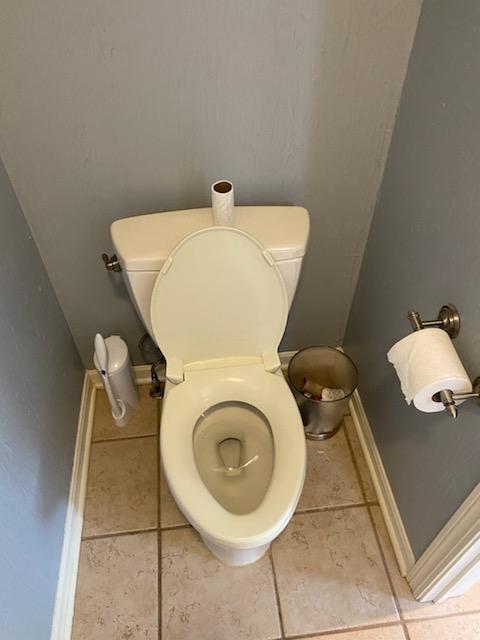 Bathroom #3 Toilet - Before