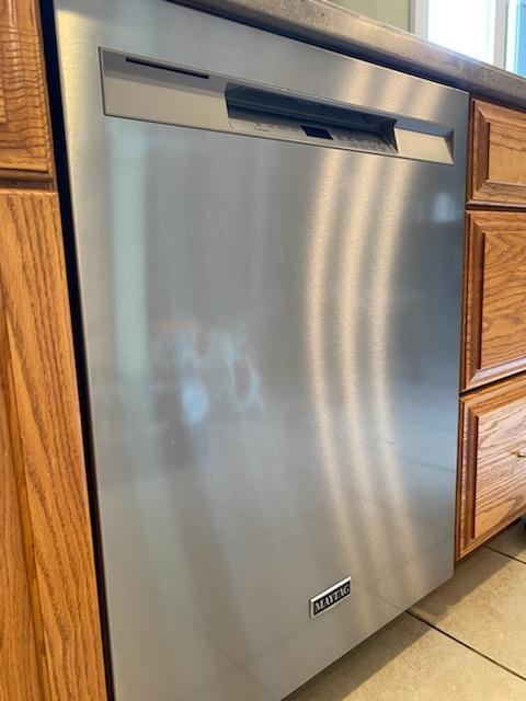 Kitchen Stainless Steel Dish Washer - After
