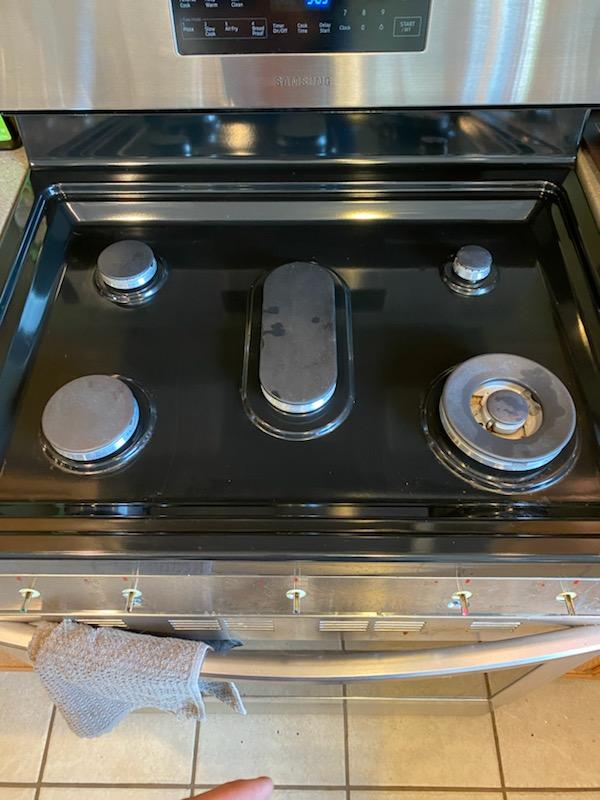 Kitchen Gas stove top - After