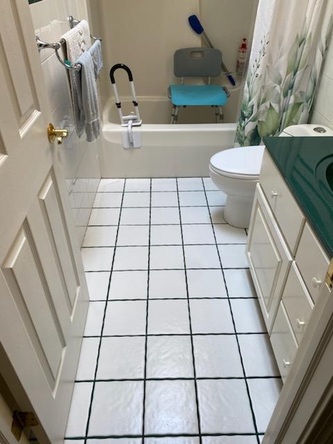 Bathroom #4 Floor - After