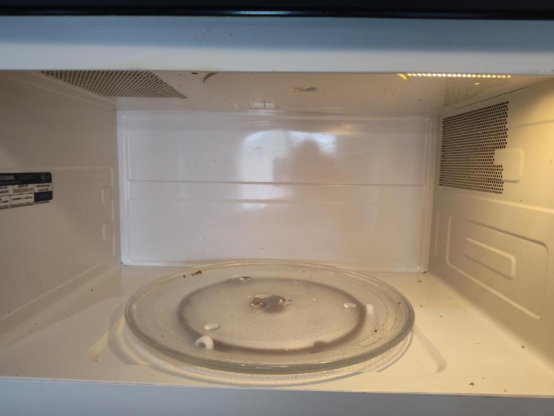 Inside Microwave - Before