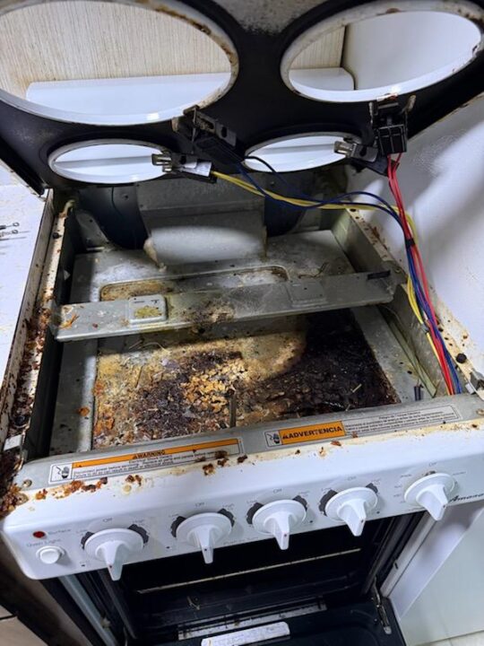 Under/Over Stove - Before