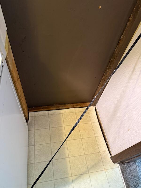 Behind Fridge - After