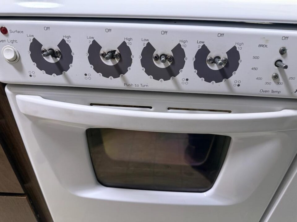 Front of Stove - After